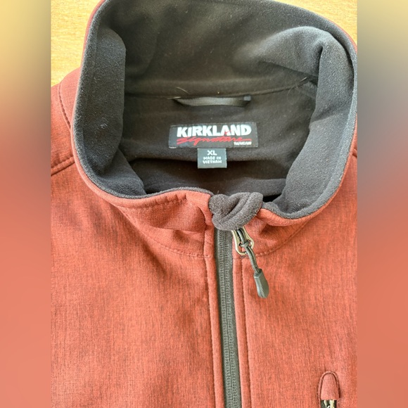 KIRKLAND SIGNATURE XL Men's Burgundy Jacket - Picture 2 of 10